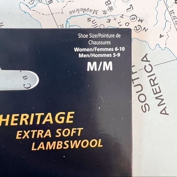 Pendleton Heritage Blue Light Cushion Moisture Wicking Soft Lambswool Crew Socks - Picture 8 of 11